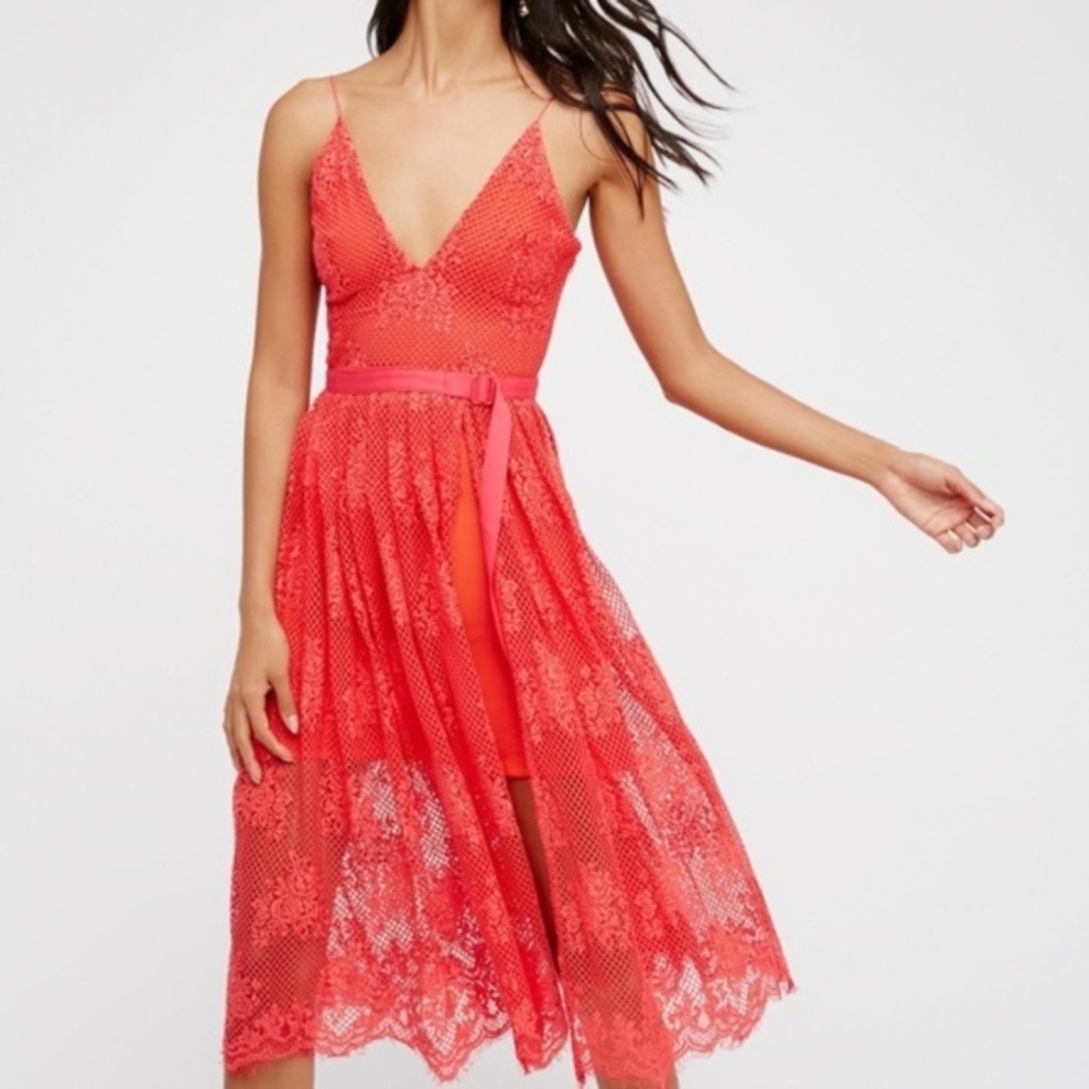Free People Match Point Midi Dress (2)
